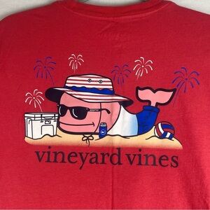 🌺 3/$25 🌺 | Vineyard Vines | Men’s XL Red America Logo Tee | 100% Cotton |